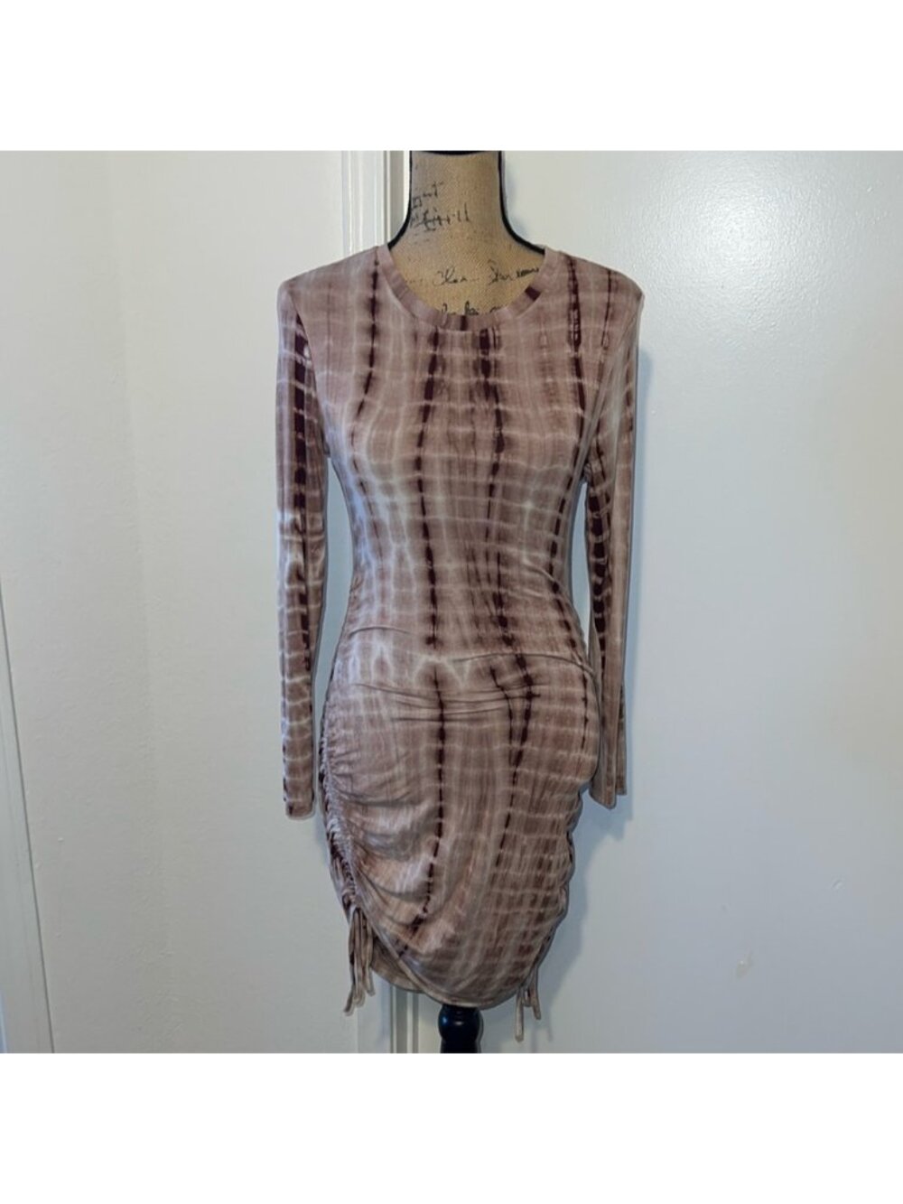 Everyday Chic Tie-Dye Ruched Dress